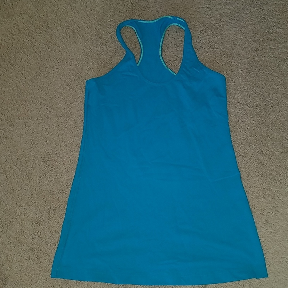 Lululemon racerback tank-size 8 teal